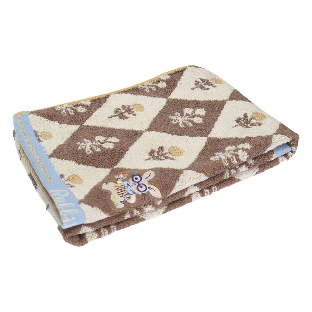 カレルチャペック フェイスタオル ジャガードタオル ホワイトラビットチェック 紅茶店 丸眞 プレゼント キャラクター グッズ メール便可 シネマコレクション