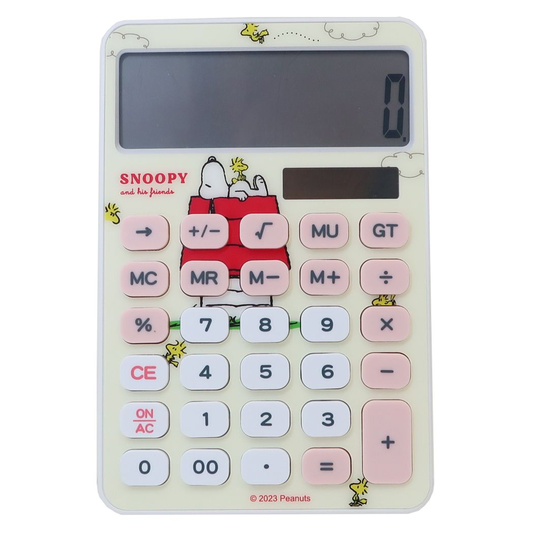 スヌーピー 電卓 電卓 ドッグハウス ピーナッツ ティーズファクトリー プレゼント キャラクター グッズ シネマコレクションのサムネイル