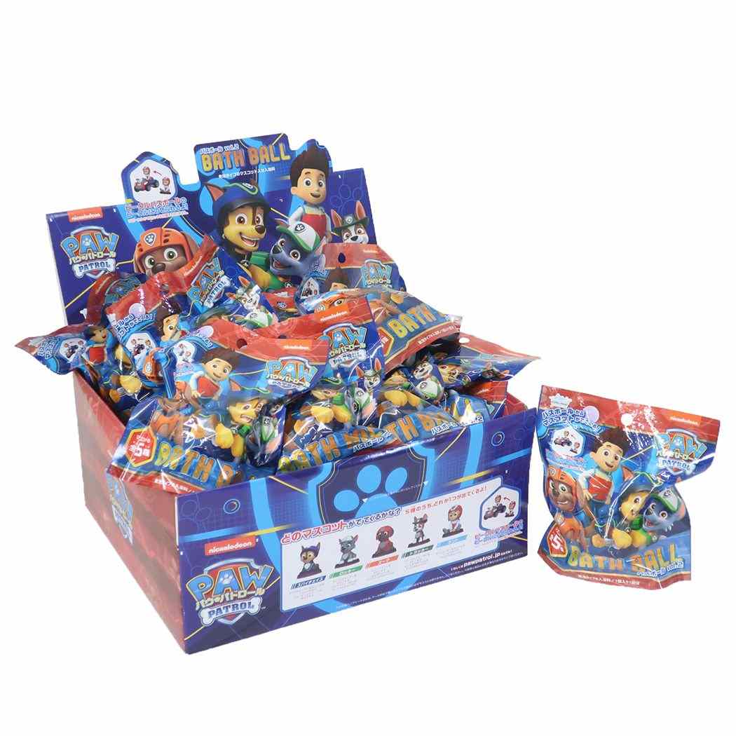 パウパトロール 入浴剤 マスコットが飛び出るバスボール 24個入セット vol.2 ノルコーポレーション 子..