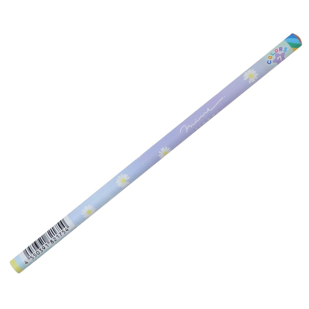 鉛筆 7色鉛筆 チルミーサニー パープル クーリア 新学期準備文具 かわいい グッズ メール便可 シネマコレクション