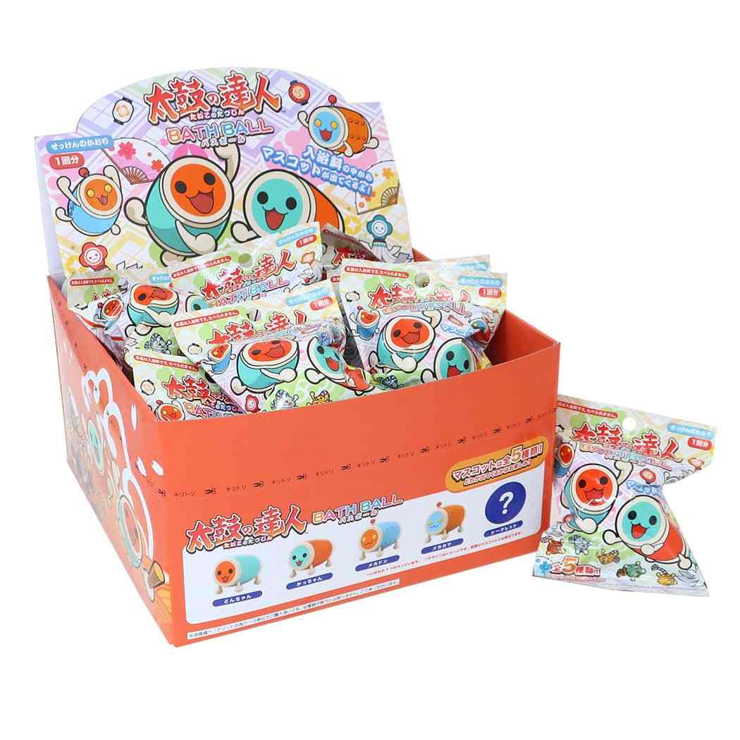 太鼓の達人 入浴剤 バスボール24個入りBOX せっけんのかおり バンダイナムコアミューズメント サンタン 子供とお風呂 おもしろ雑貨 キャラクター グッズ シネマコレクションのサムネイル