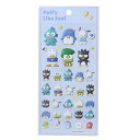 サンリオキャラクターズ シールシート パフィーライクシール キャラMIX ブルー サンリオ カミオジャパン 手帳 トレカデコ キャラクター グッズ メール便可 ...