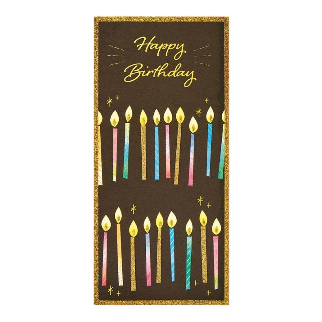 【12月は毎日ポイント10倍!】グリーティングカード バースデーBD145-3 二つ折りカード ろうそくいっぱい サンリオ メッセージカード 誕生日祝い グッズ...