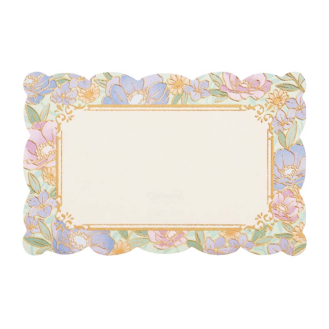 【12月は毎日ポイント10倍!】グリーティングカード ミニ多目的MU159-3 ミニカード ミニ花柄ブルー サンリオ メッセージカード 多目的 グッズ メール便...