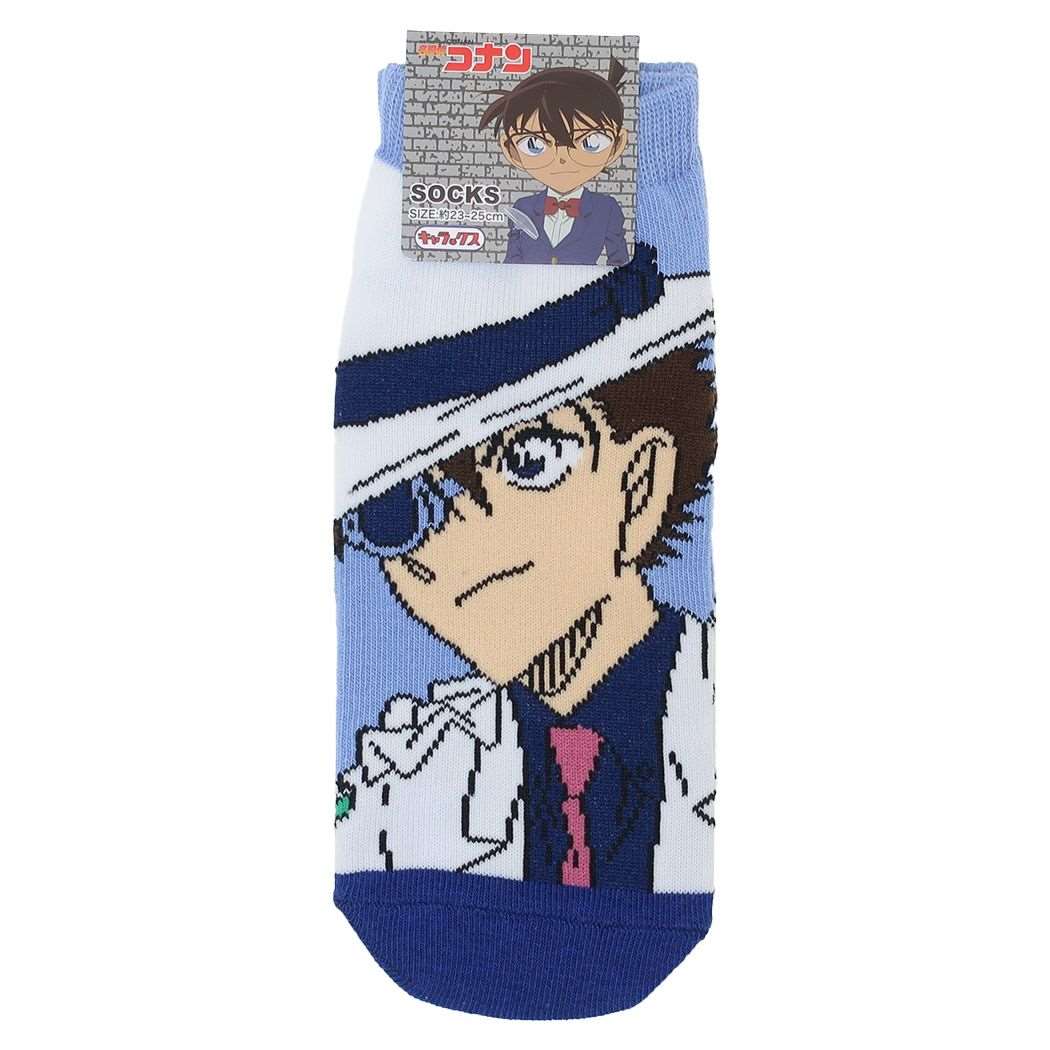 名探偵コナン 靴下レディース キャラックス キッド 少年サンデー スモールプラネット プレゼント アニメキャラクター グッズ メール便可 シネマコレクションのサムネイル