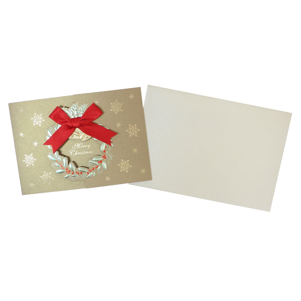 クリスマスカード（1000円程度） CHRISTMAS グリーティングカード クリスマスイタリアカード CMGI-407 アクティブコーポレーション ギフト雑貨 封筒付き Xmasカード グッズ メール便可 シネマコレクション