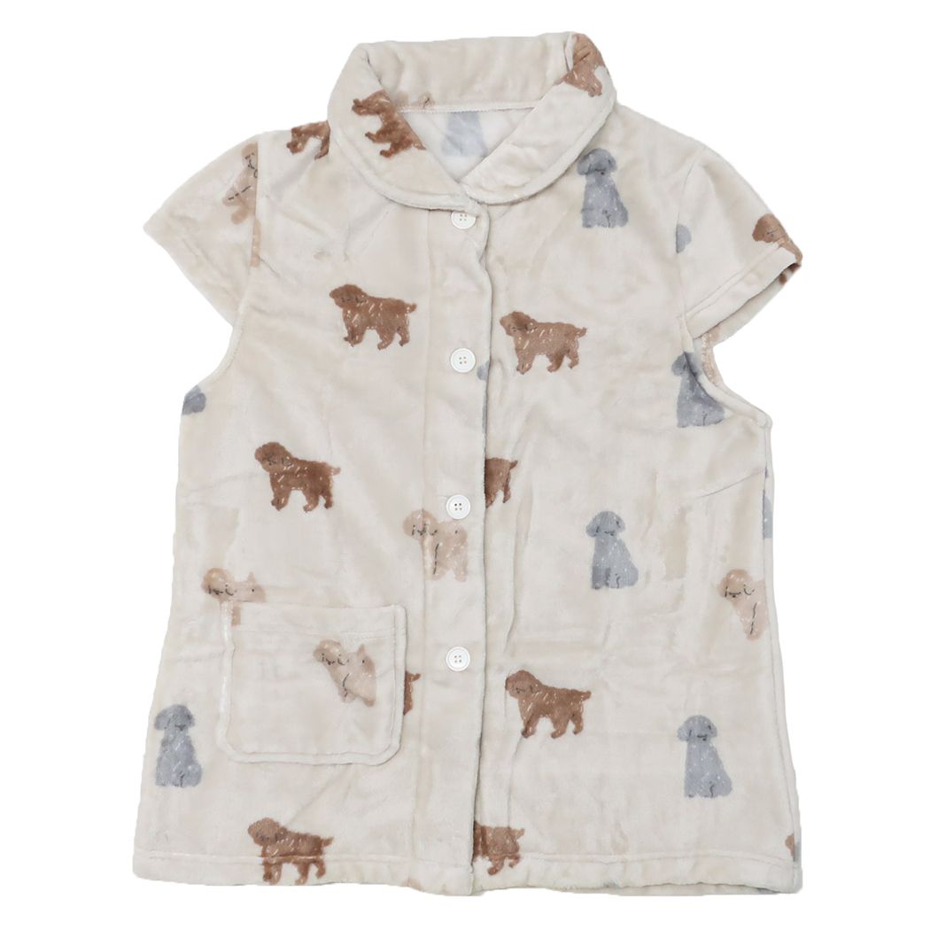 防寒具 袖なしルームウェア ココ アイボリー フレンズヒル ウォーマー雑貨 着る毛布 ベスト グッズ シネマコレクション