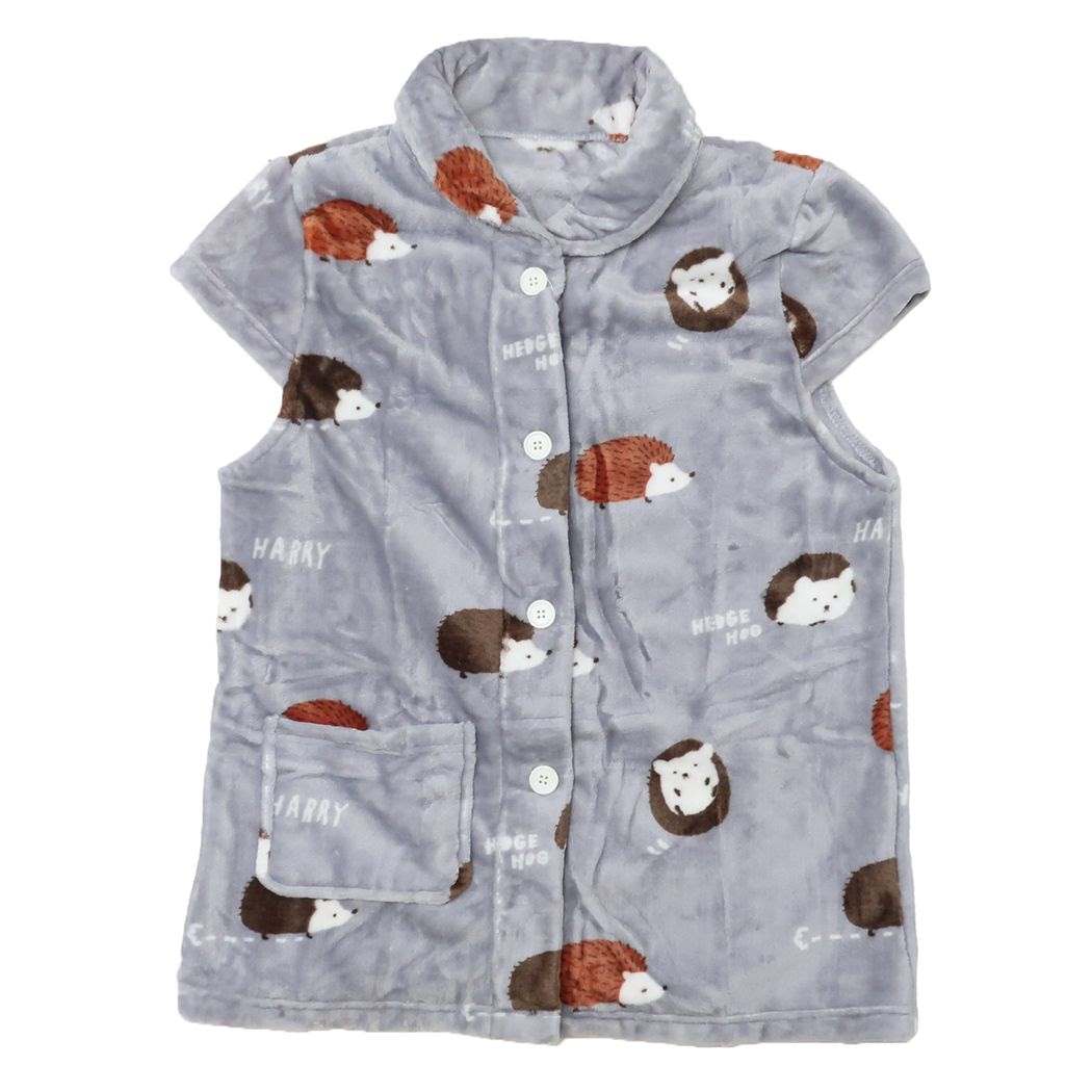 防寒具 袖なしルームウェア ステップハリー グレイ フレンズヒル ウォーマー雑貨 着る毛布 ベスト グッズ シネマコレクション