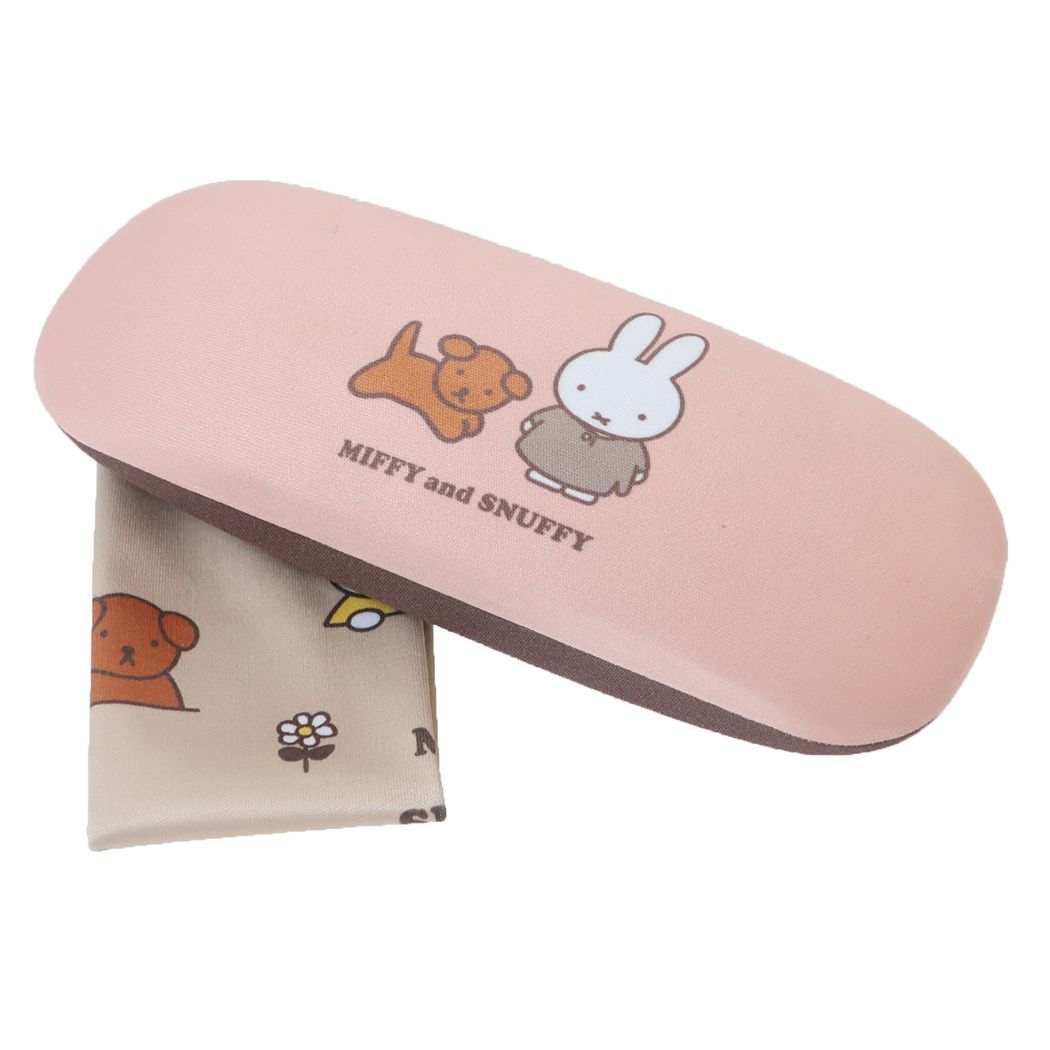 ミッフィー 眼鏡ケース クロス付きメガネケース MIFFY and SNUFFY ディックブルーナ マリモクラフト ハードタイプ 絵本キャラクター グッズ シネマコレクション