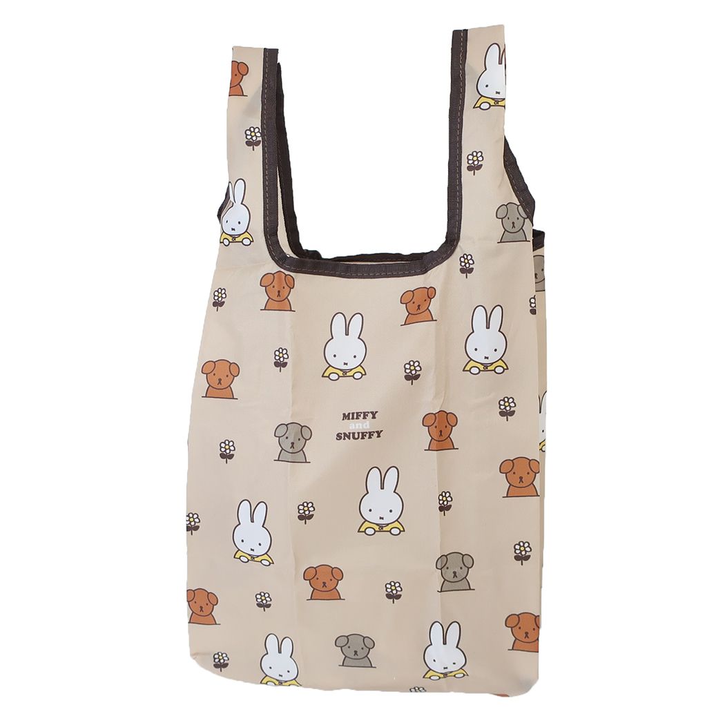 ミッフィー エコバッグ 折りたたみショッピングバッグ BE MIFFY and SNUFFY ディックブルーナ マリモクラフト お買い物かばん 絵本キャラクター グッズ メール便可 シネマコレクションのサムネイル