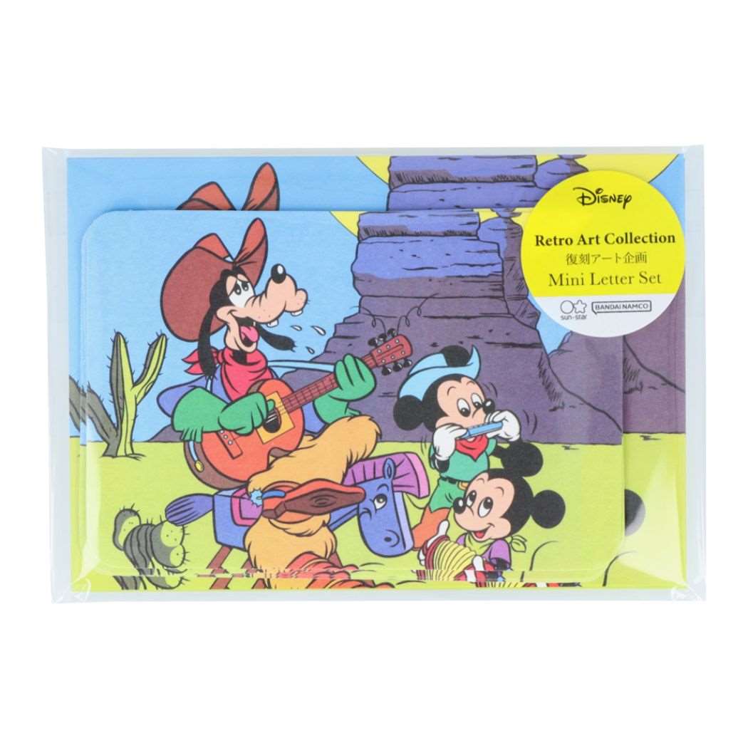 【12月は毎日ポイント10倍!】ディズニークラシック レターセット/お手紙セット ミニレターセット レトロ ウエスタン ディズニー サンスター文具 おしゃれ キ...