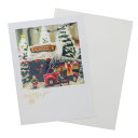 クリスマスカード シアーポストカード ウインターホリデー APJ 封筒付きグリーティングカード Xmas グッズ メール便可 シネマコレクション