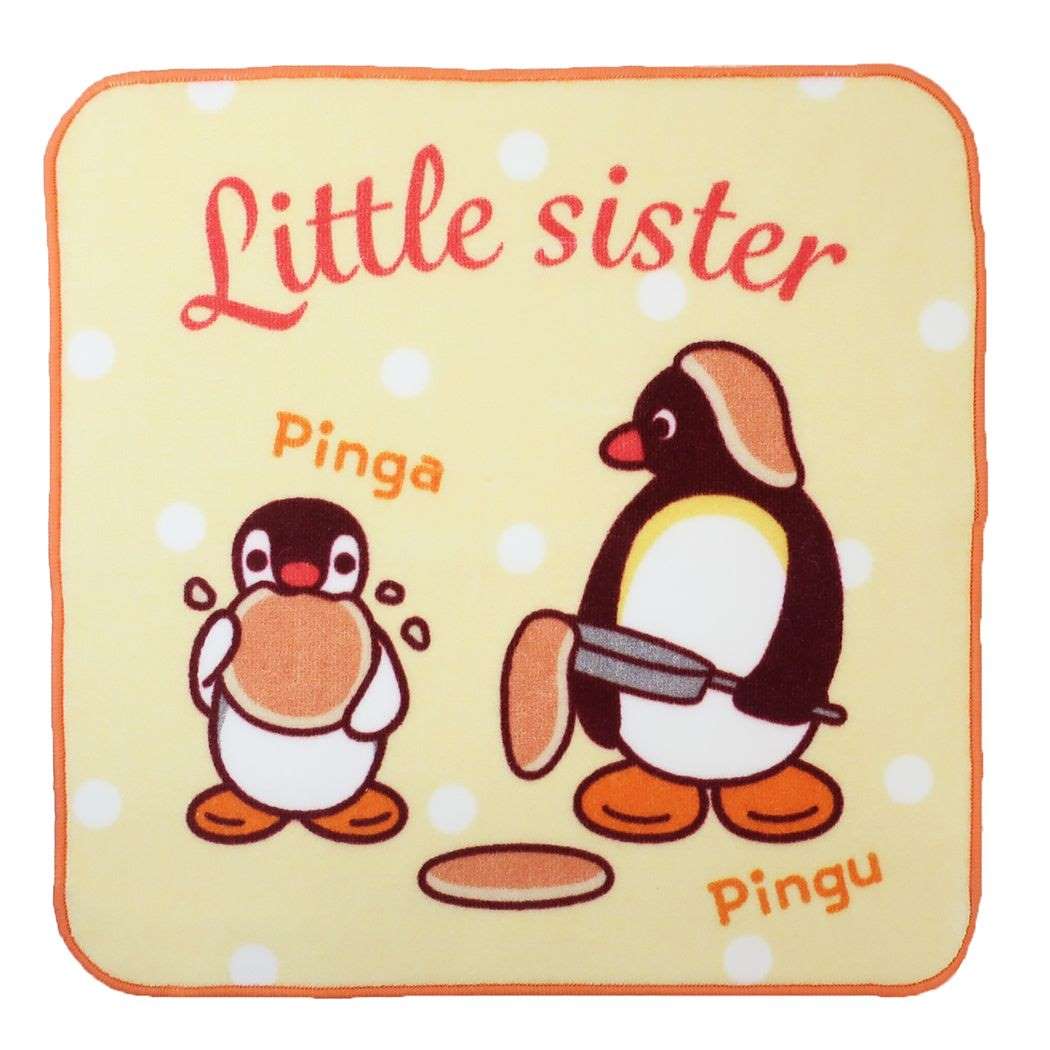 ピングー ミニタオル ジャガードタオル ピングー ラブパンケーキ Pingu 林タオル 汗拭きタオル キャラクター グッズ メール便可 シネマコレクション