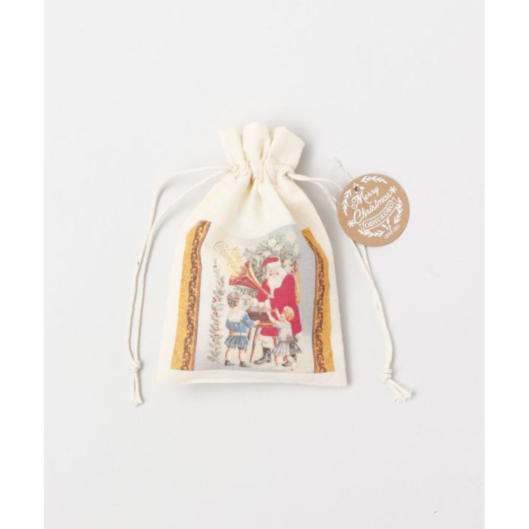 【12月は毎日ポイント10倍!】巾着袋 ホリデーラッピングS GRAMOPHONE アミナコレクション おしゃれ クリスマスプレゼント ギフト グッズ メール便...