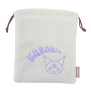 サンリオキャラクターズ 巾着袋 ボア キンチャク クロミ アイボリー サンリオ エムプラン 小物入れ 巾着ポーチ かわいい キャラクター グッズ メール便可 シ...