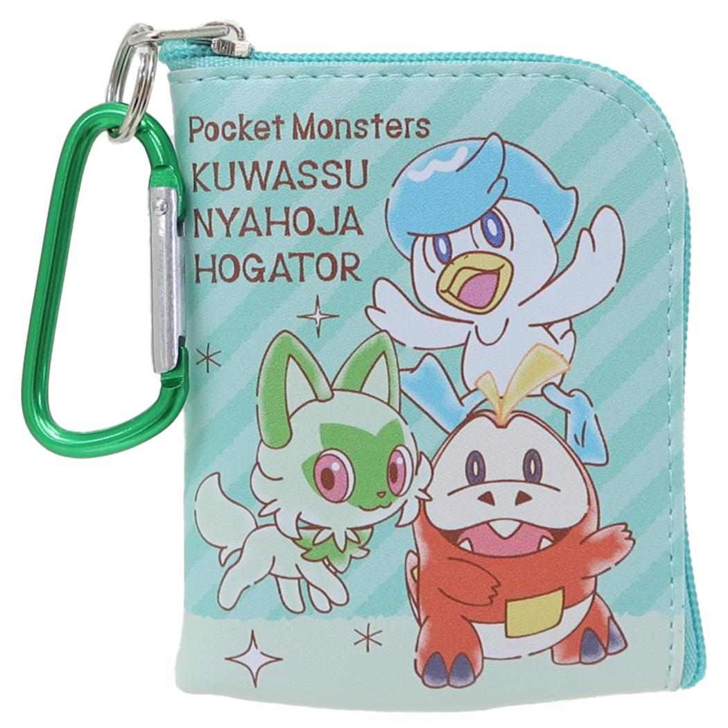 ポケットモンスター ミニポーチ L字ミニミニポーチ ニャオハ＆ホゲータ＆クワッス ポケモン ケイカンパニー 小物入れ キャラクター グッズ メール便可 シネマコレクションのサムネイル
