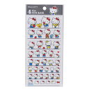 ハローキティ シールシート 4サイズステッカー 4SIZE STICKER サンリオ カミオジャパン 手帳デコ キャラクター グッズ メール便可 シネマコレクシ...