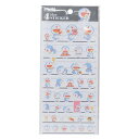 ドラえもん シールシート 4サイズステッカー 4SIZE STICKER ひみつ道具 藤子F不二雄 カミオジャパン 手帳デコ アニメキャラクター グッズ メール便可 シネマコレクション