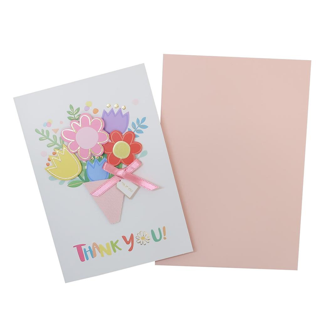 【12月は毎日ポイント10倍!】グリーティングカード ハンドメイド サンキュー アクティブコーポレーション メッセージカード 封筒付き グッズ メール便可 シネ...