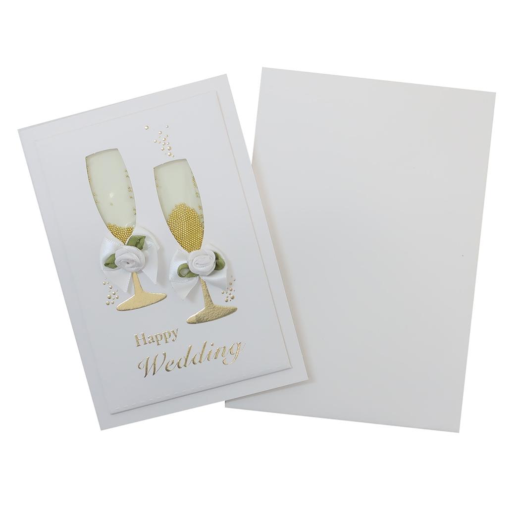 【12月は毎日ポイント10倍!】グリーティングカード ハンドメイド ウェディング GV-237 アクティブコーポレーション お祝 メッセージカード 封筒付き グ...