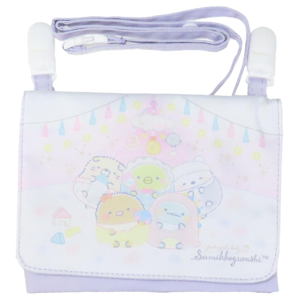 すみっコぐらし ミニポーチ ポケットポーチ サンエックス アートウエルド ショルダー付き ポシェットポケット キャラクター グッズ メール便可 シネマコレクション