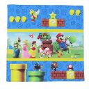 スーパーマリオブラザーズ ハンカチ ハンカチタオル B サンアート 学童用品 キャラクター グッズ メール便可 シネマコレクション