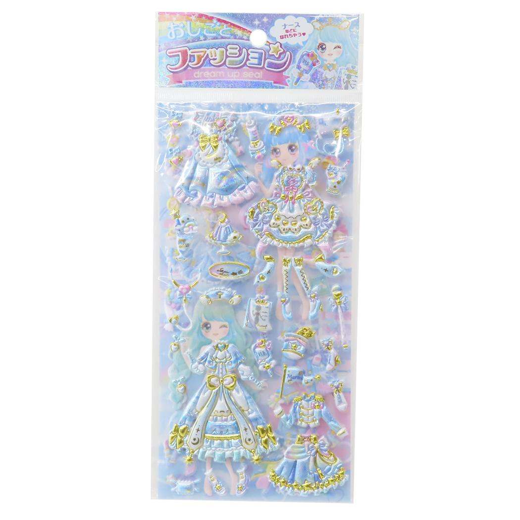 きせかえシール おしごとファッションドリームアップシール おしごと エンジェルファッション クーリア 着せ替えシール 女の子向け かわいい グッズ メール便可 シネマコレクション