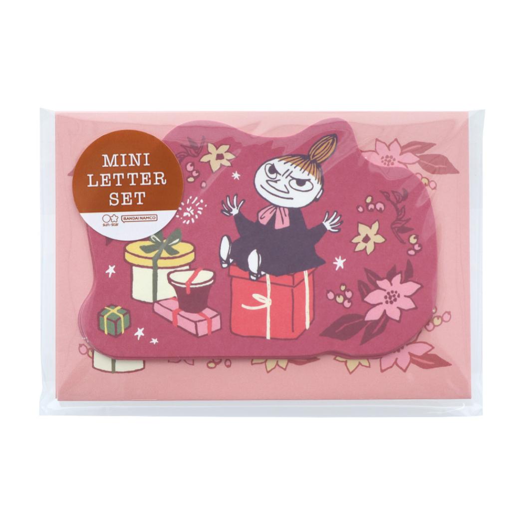 【12月は毎日ポイント10倍!】ムーミン レターセット ダイカットミニレターセット リトルミイ 北欧 サンスター文具 手渡し手紙セット ミニ便箋&ミニ封筒 キャ...