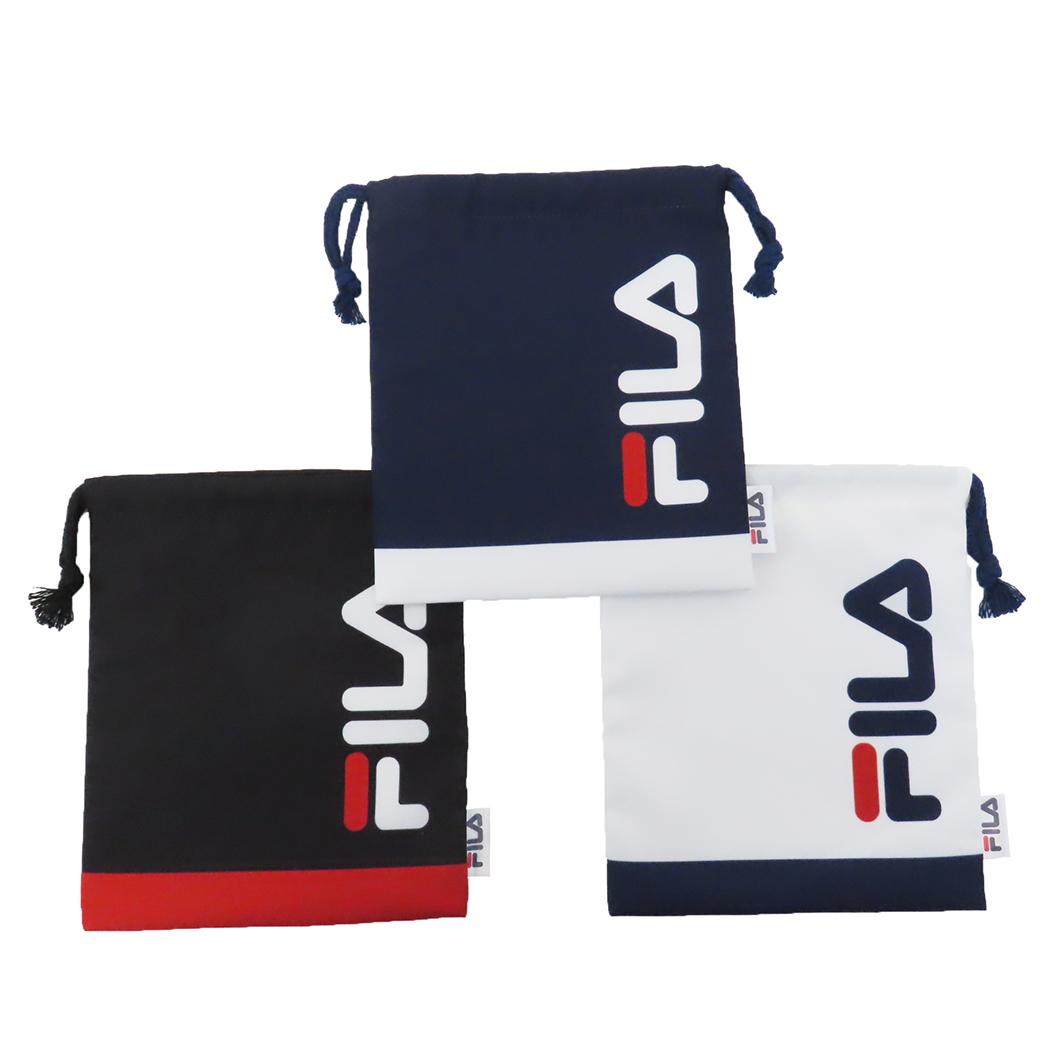 フィラ 巾着袋 巾着S 3枚セット 新入学 FILA 高波クリエイト マルチポーチ 子供 コップ袋 スポーツブランド グッズ メール便可 シネマコレクション