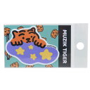 MUZIK TIGER ムジークタイガー ダイカットシール ダイカットミニステッカー おやすみ ゼネラルステッカー 耐水耐光 デコステッカー グッズ メール便可...