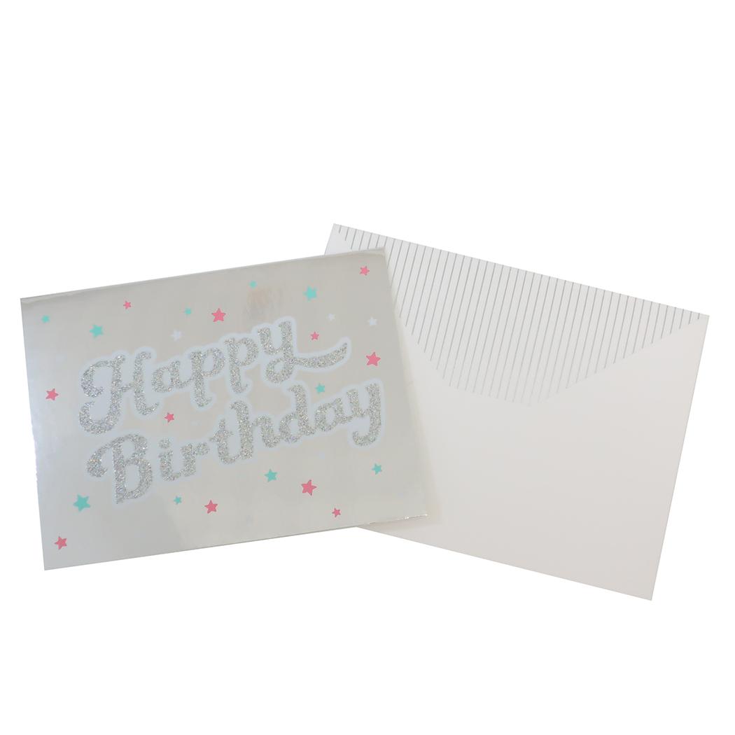 【12月は毎日ポイント10倍!】グリーティングカード グラフィカルカードシリーズ Happy Birthday APJ 誕生日 メッセージカード 封筒付き グッ...