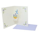 【12月は毎日ポイント10倍!】グリーティングカード シンプルポップアップミニカード スミレ APJ メッセージカード ミニサイズ ミニ封筒 多目的 グッズ メ...