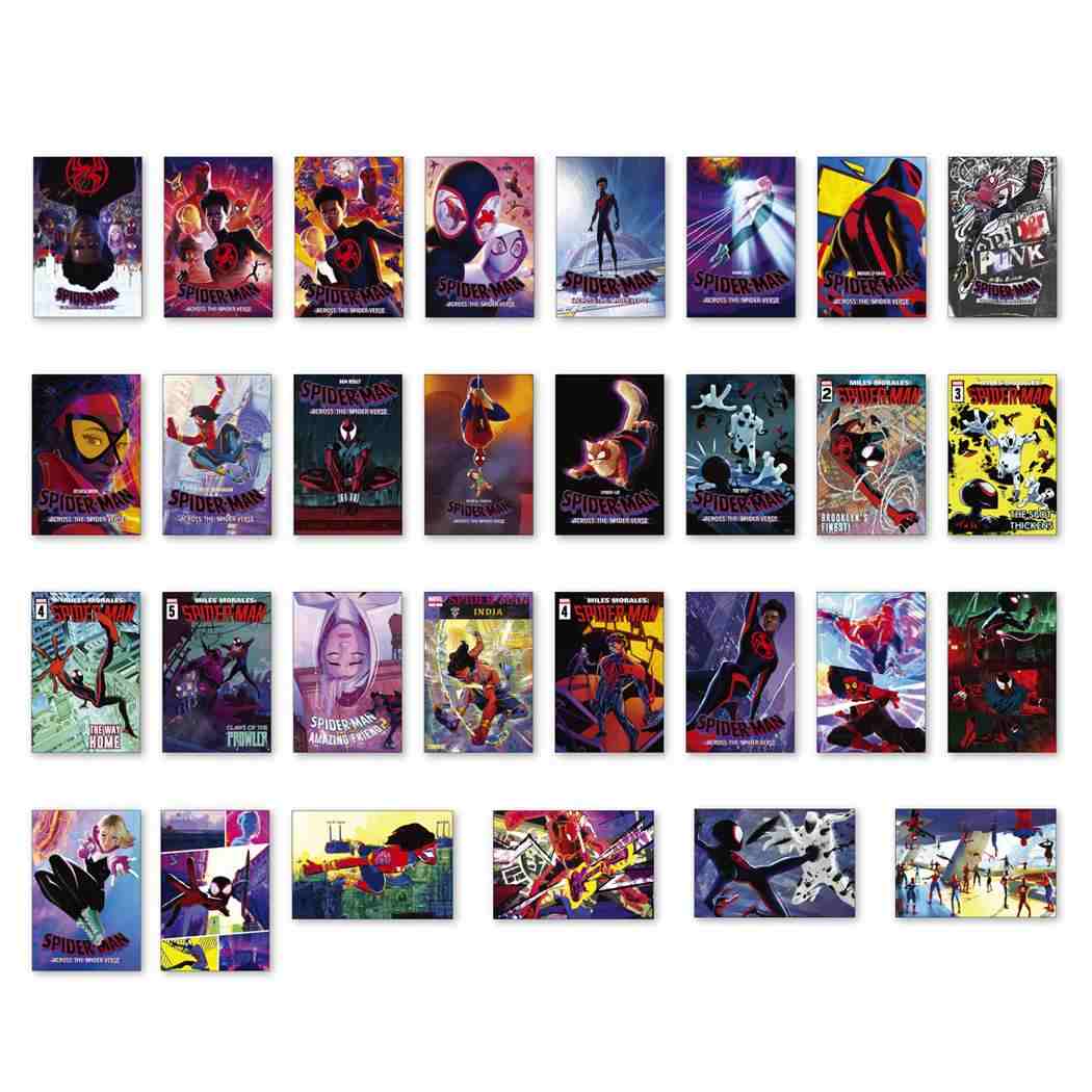 【12月は毎日ポイント10倍!】スパイダーマン:アクロス ザ スパイダーバース POSTCARD ポストカードセット 30枚入り インロック コレクション雑貨 ...
