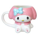 マイメロディ マグカップ ダイカットマグ サンリオ サンアート プレゼント ギフト 食器 キャラクター グッズ シネマコレクション