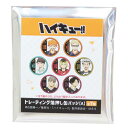 ハイキュー グッズ 缶バッジ トレーディング箔押し缶バッジ A 全7種 少年ジャンプ カミオジャパン コレクション雑貨 アニメキャラクター シネマコレクション