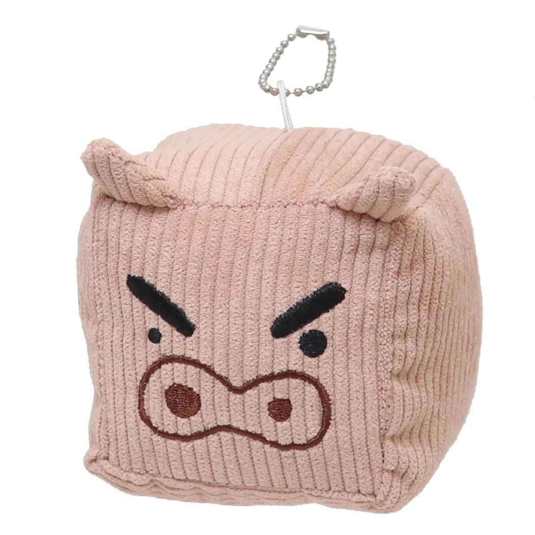 クレヨンしんちゃん ミニぬいぐるみ コーデュロイキューブマスコット ぶりぶりざえもん アイプランニング キーホルダーチャーム かわいい アニメキャラクター グッ...