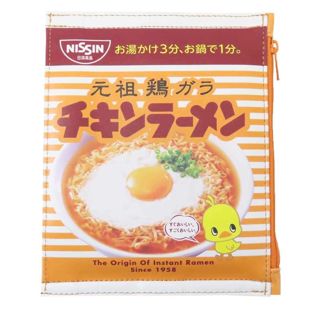 チキンラーメン コスメポーチ 袋型ポーチ funbox かわいい おもしろ雑貨 キャラクター グッズ メール便可 シネマコレクションのサムネイル