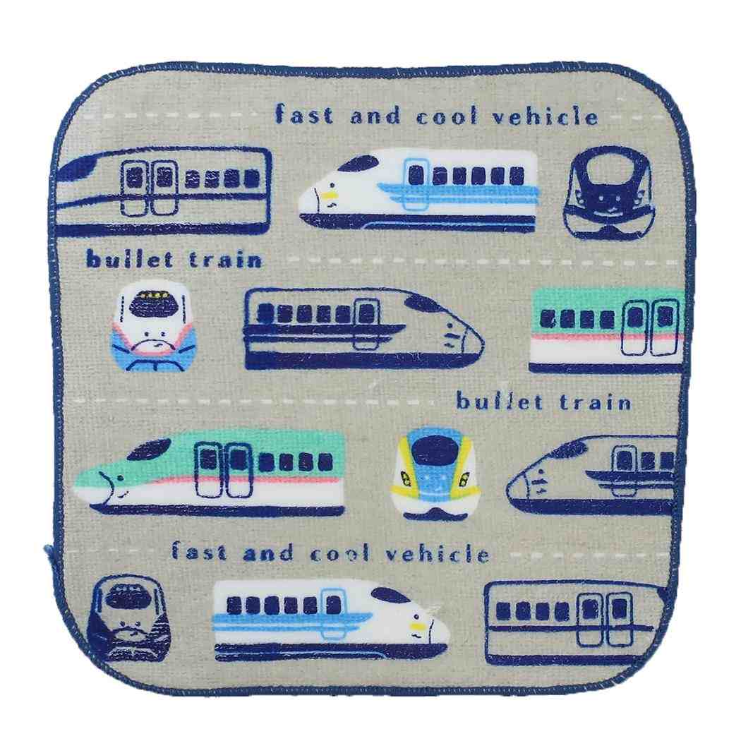 ミニタオル ハンカチタオル bullet train ミントイン 汗拭きタオル かわいい グッズ メール便可 シネマコレクション