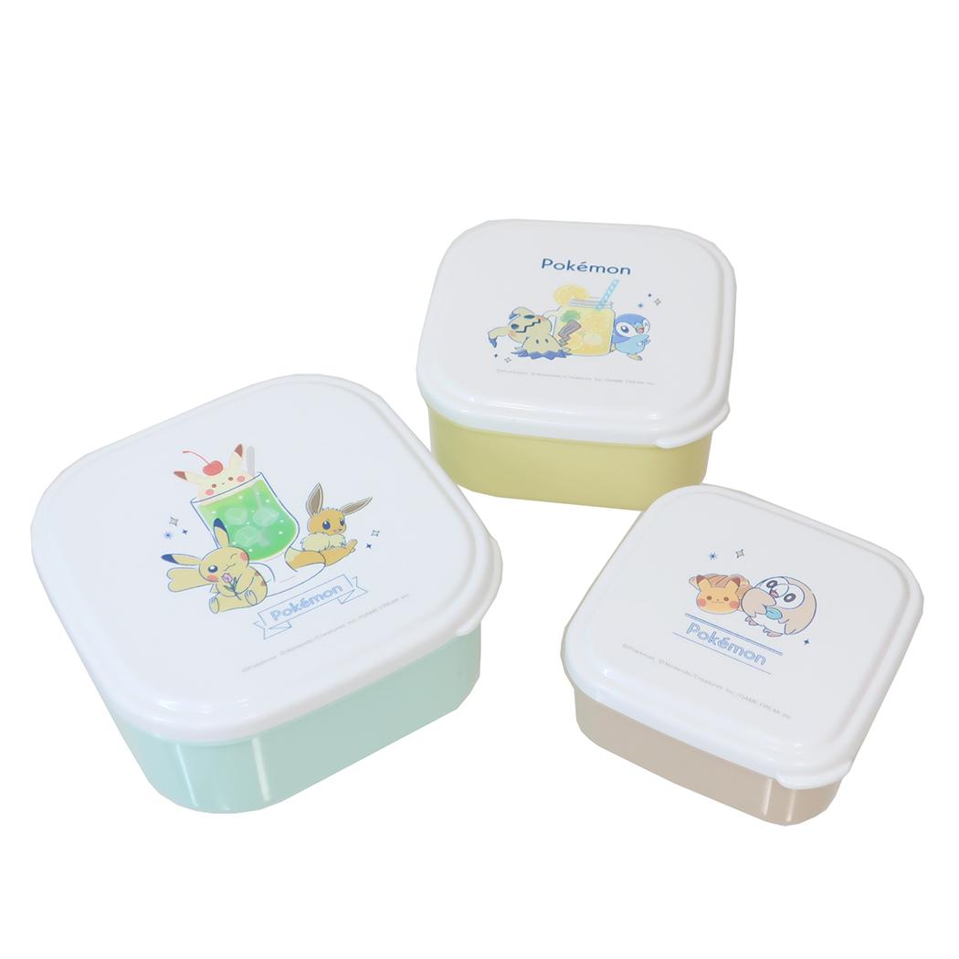 ポケットモンスター お弁当箱 入れ子ランチボックス 3個入り HAPPY DRINK 新入学 ポケモン カミオジャパン レンジ対応 新学期準備 キャラクター グッズ シネマコレクションのサムネイル