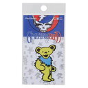 GRATEFUL DEAD グレイトフルデッド ビニールシール ダイカットビニールステッカー DANCING BEAR YELLOW ゼネラルステッカー デコステッカー 耐水耐光 キャラクター グッズ メール便可 シネマコレクション