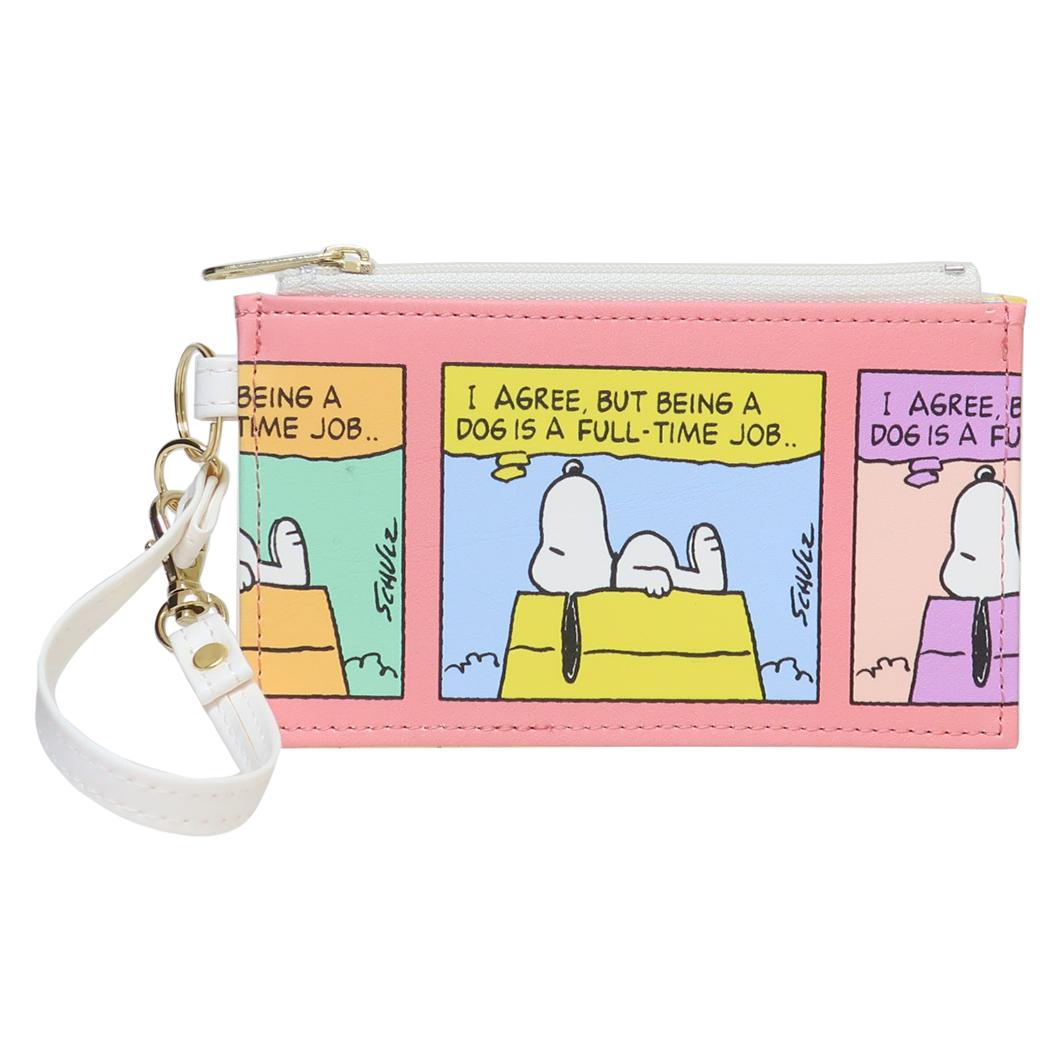 スヌーピー パスケース フラグメントケース コミック柄 ピーナッツ アートウエルド 定期入れ 通勤 通学..