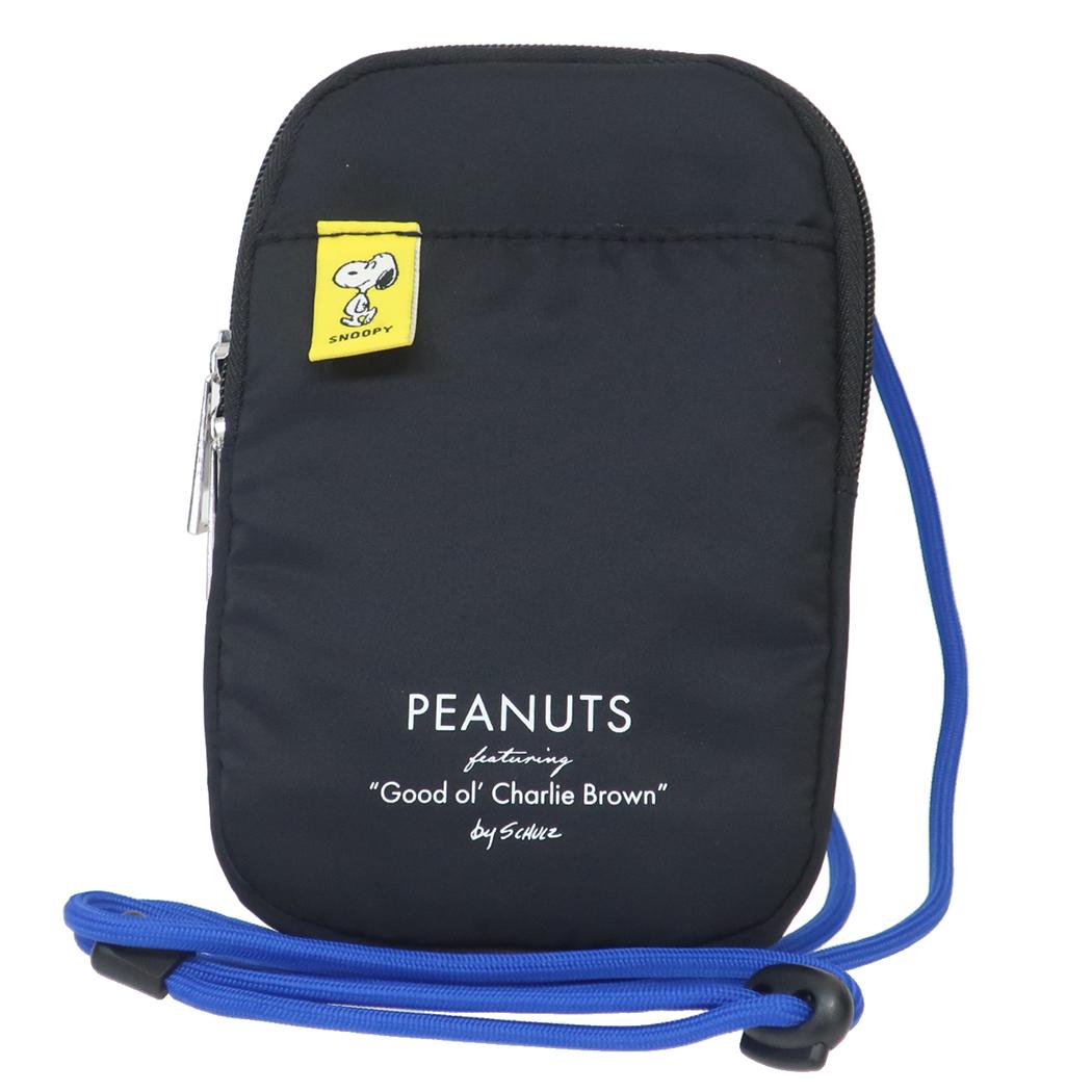スヌーピー ショルダーバッグ ショルダーポーチ ツイルボンディング ピーナッツ アートウエルド ミニシ..