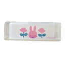 ミッフィー 箸置き ガラス角箸置き MIFFY&ROSE ディックブルーナ 金正陶器 はし置き かわいい 絵本キャラクター グッズ メール便可 シネマコレクショ...