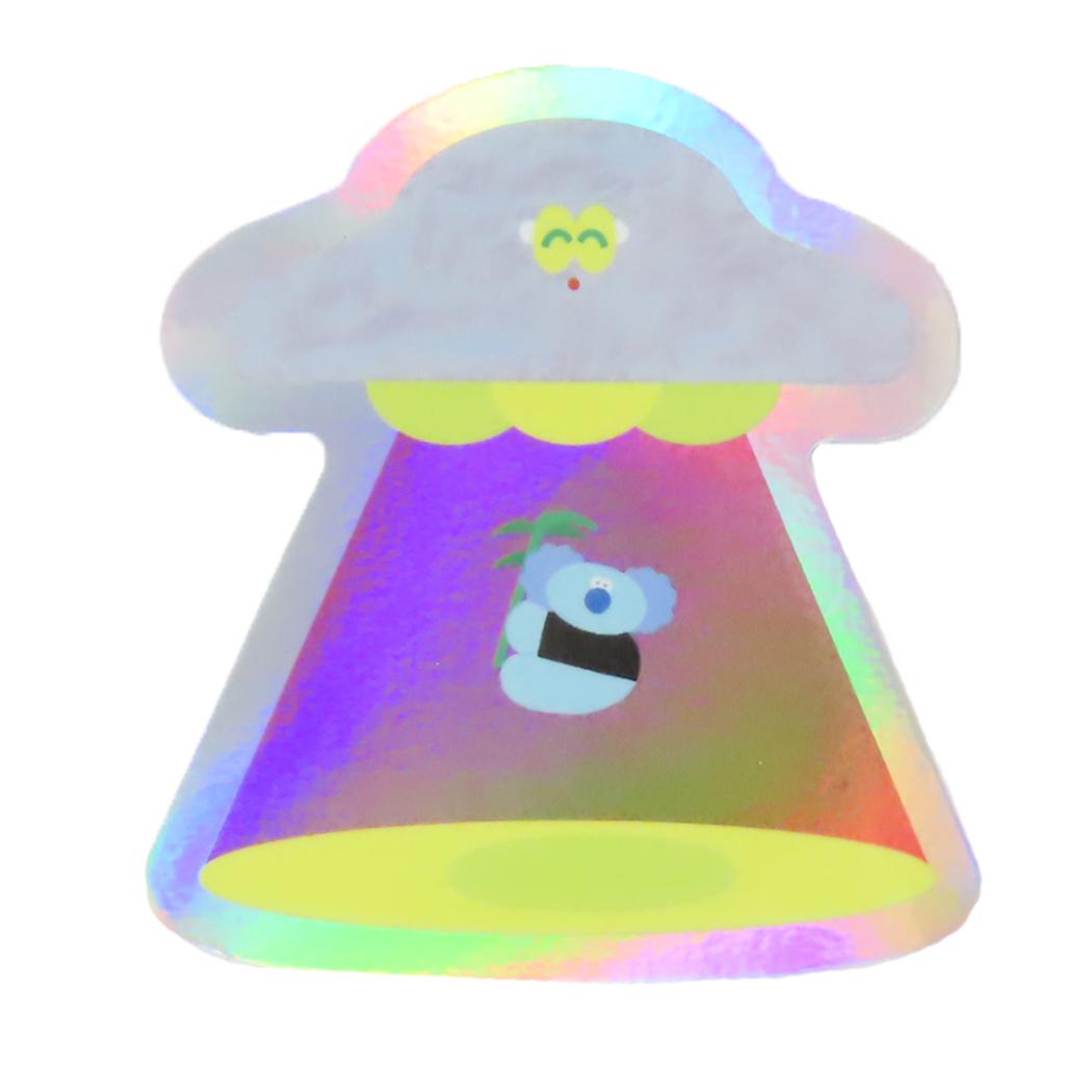 【ポイント10倍 & クーポン！】WACHAPO ステッカー CREATORS CIRCUS クリエイターズサーカス UFO コアラ吸収 フロンティア 耐水 耐光 デコシール スマホステッカー グッズ メール便可 シネマコレクション