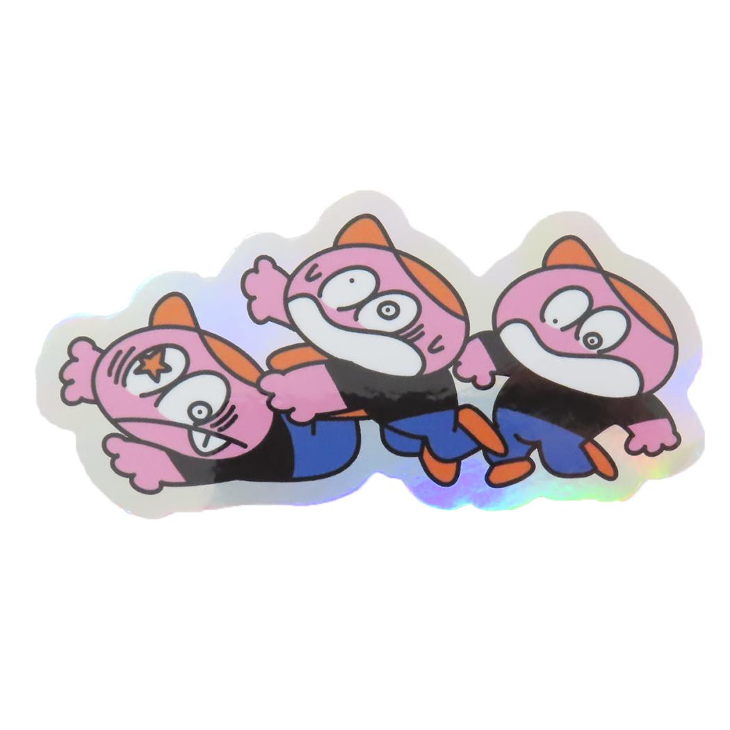 しまだたかひろ ステッカー CREATORS CIRCUS クリエイターズサーカス コケる フロンティア 耐水 耐光 ..