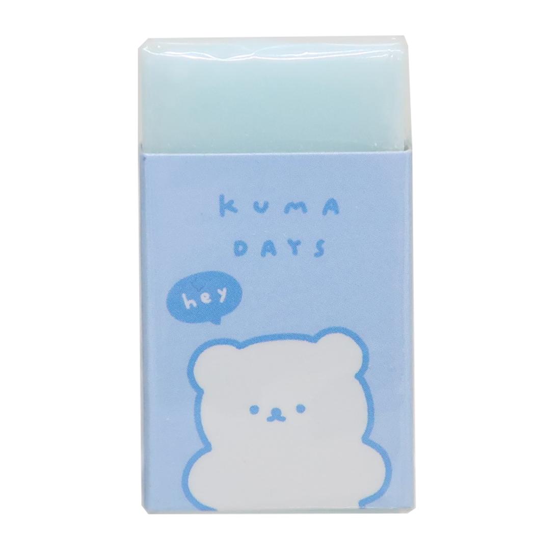 【最大1000円OFFクーポン！】まとまるくん消しゴム 消しゴム COLOR DAYS KUMA DAYS カミオジャパン 新学期準備文具 かわいい メール便可