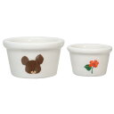 くまのがっこう 食器 ココットセット レトロガーリー ジャッキー 金正陶器 食器 かわいい 絵本キャラクター グッズ シネマコレクション