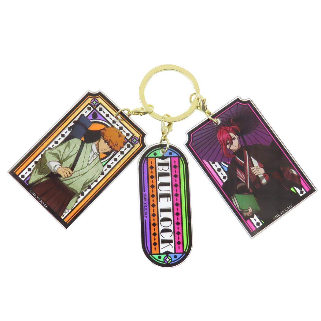 Other - 【ポイント10倍 & クーポン！】ブルーロック キーリング 3チャームキーホルダー 國神錬介＆千切豹馬 少年マガジン ティーズファクトリー コレクション雑貨 アニメキャラクター グッズ メール便可 シネマコレクション