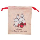 ムーミン 巾着袋 リボン巾着 きんちゃくポーチ All about Moominmamma ベージュ 北欧 スモールプラネット 小物入れ キャラクター グッズ ...