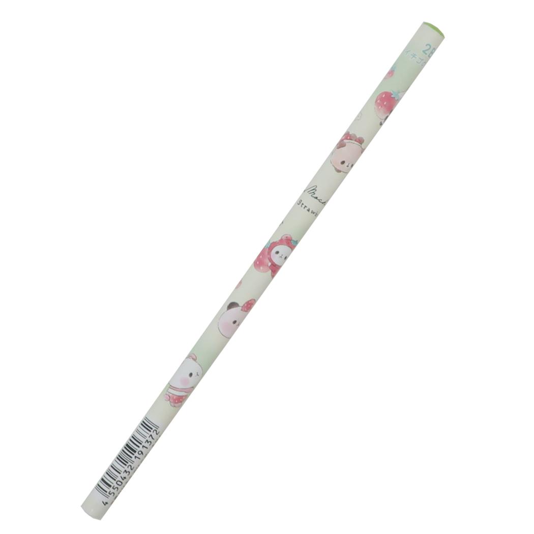 【12月は毎日ポイント10倍！】鉛筆 香り付きマット軸鉛筆2B もちぱん いちご カミオジャパン えんぴつ ..